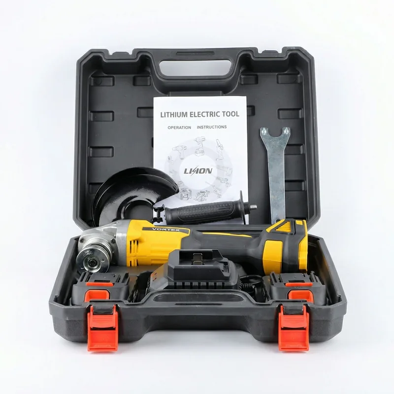 Brushless Cordless Angle Grinder, 100 mm, 21 V, view 2